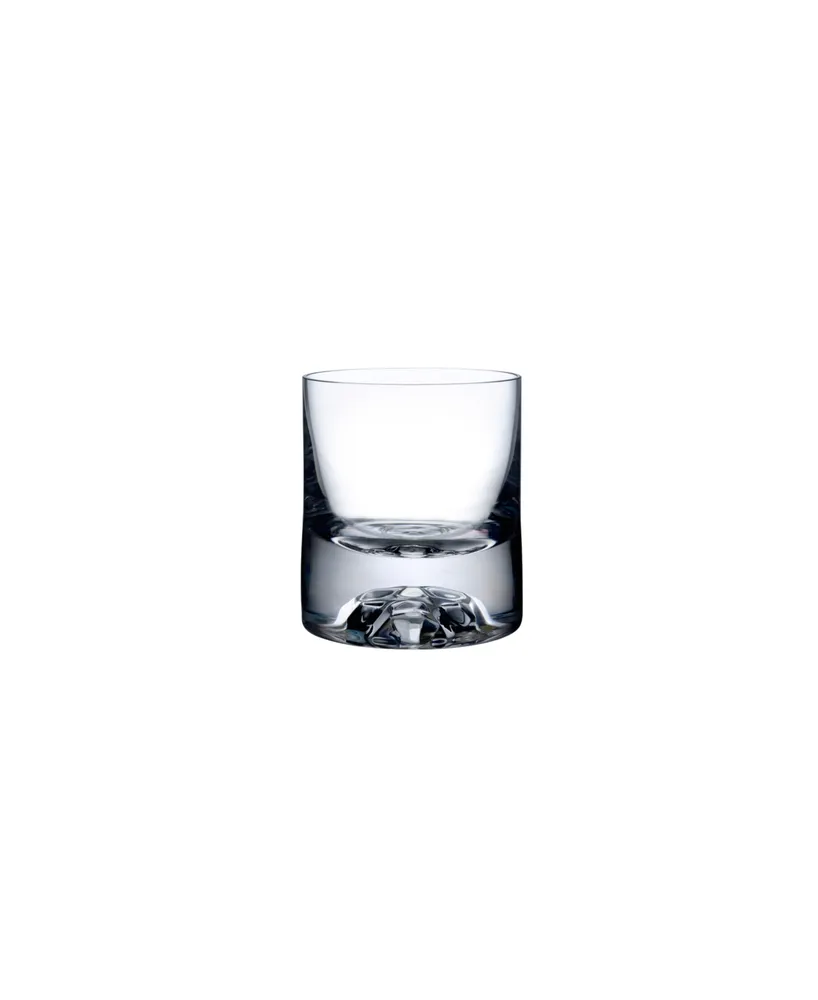 Joyjolt Revere Triangle Crystal Whiskey Glasses - 11 Oz - Set Of 2 Double  Old Fashioned