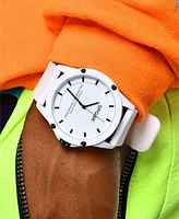 Spgbk Watches Unisex Country Club White Silicone Band Watch 44mm