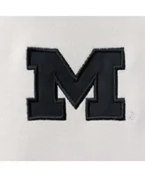 Men's White Michigan Wolverines Tortugas Logo Quarter-Zip Jacket