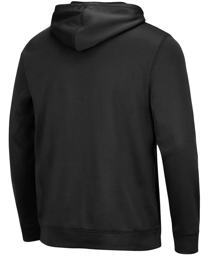 Men's Black Arkansas Razorbacks Lantern Pullover Hoodie