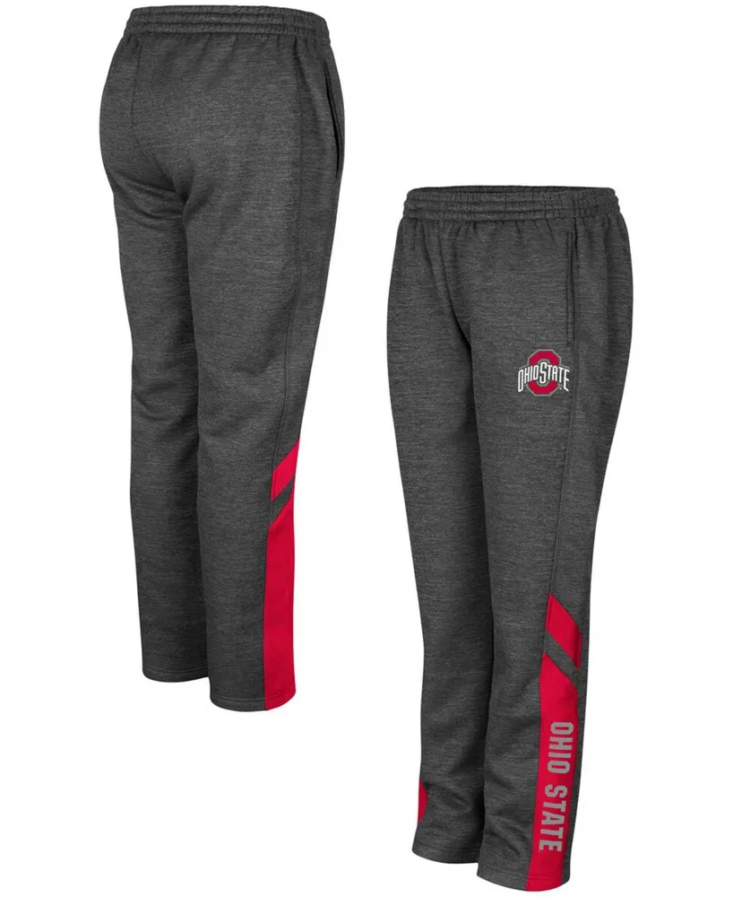 Big Boys Heather Charcoal Ohio State Buckeyes Fleece Pants