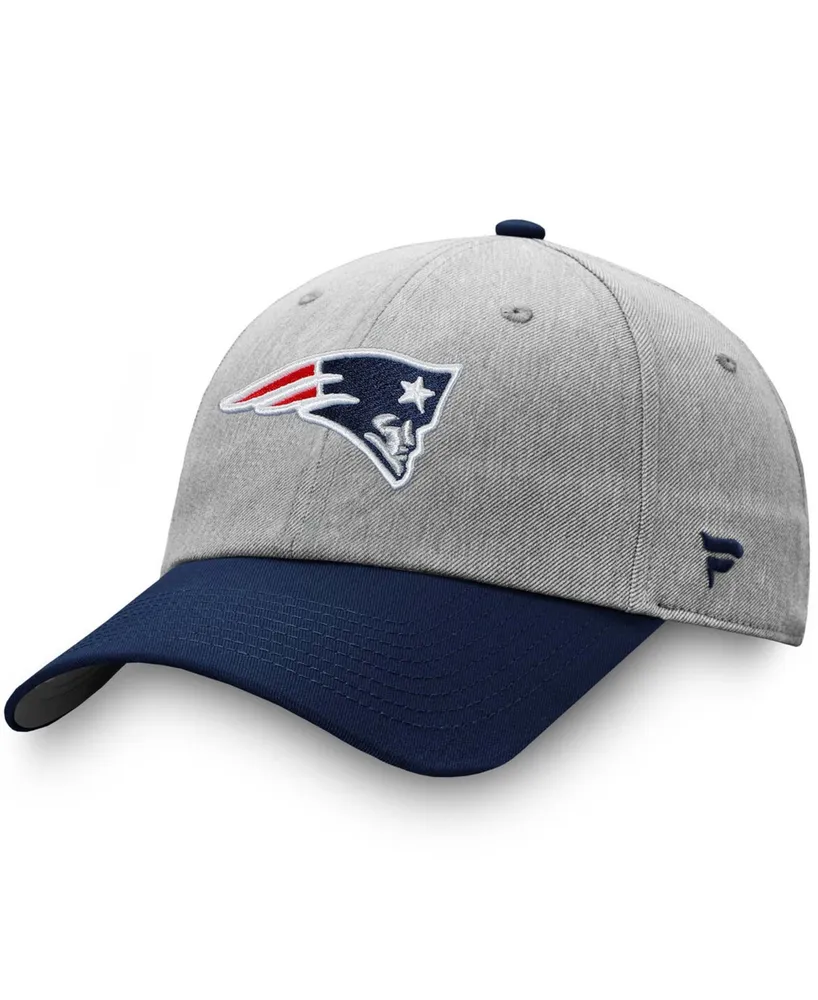 Men's Fanatics Branded Heather Gray New England Patriots Cuffed Knit Hat with Pom