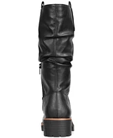 Sun + Stone Women's Nelliee Lug Sole Slouch Boots, Created for Macy's