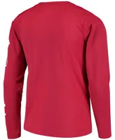 Big Boys Crimson Alabama Tide Pfg Terminal Tackle Long Sleeve Omni-Shade T-shirt