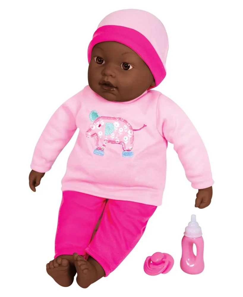 Lissi Dolls Baby Beatrice Interactive African American Baby Doll, Set of 3