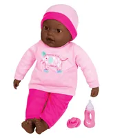 Lissi Dolls Baby Beatrice Interactive African American Baby Doll, Set of 3