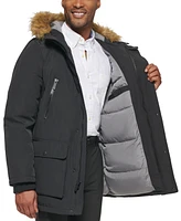 Club Room Men's Parka with a Faux Fur-Hood Jacket, Created for Macy's