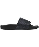Coach Men's Signature Coated Canvas Pool Slide