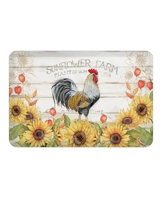 Sunflower Farm Kitchen Mat, 20" x 30"