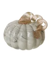 Glitzhome Marble Pumpkin, Set of 2