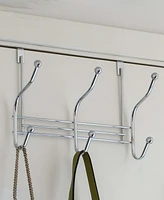 Chrome 6 Hook Hanger Organizer