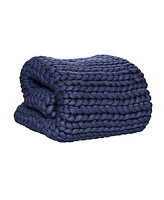 Tranquility Chunky Knit Weighted Throw, 11.9 lbs, 48" x 72"