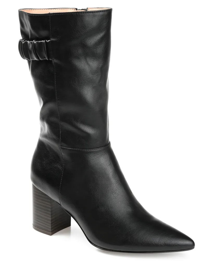 Journee Collection Women's Wilo Block Heel Boots