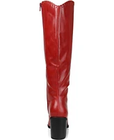 Journee Collection Women's Daria Wide Calf Cowboy Knee High Boots