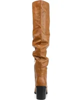 Journee Collection Women's Pia Wide Calf Knee High Boots