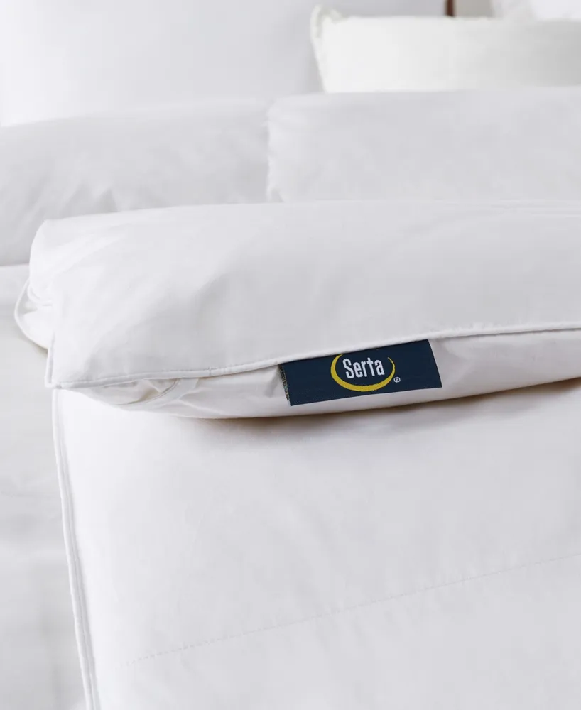 Serta European White Down & Feather All Season Comforter