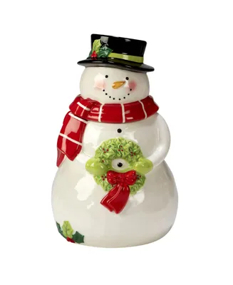 Holiday Magic Snowman 3D Cookie Jar