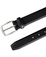 Club Room Men's Faux Leather Pebble Grain Stretch Belt, Created for Macy's