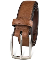 Club Room Men's Faux Leather Pebble Grain Stretch Belt, Created for Macy's