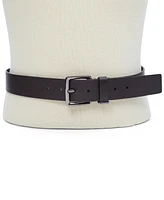 Calvin Klein Jeans Men's Leather Belt with Keeper Ring