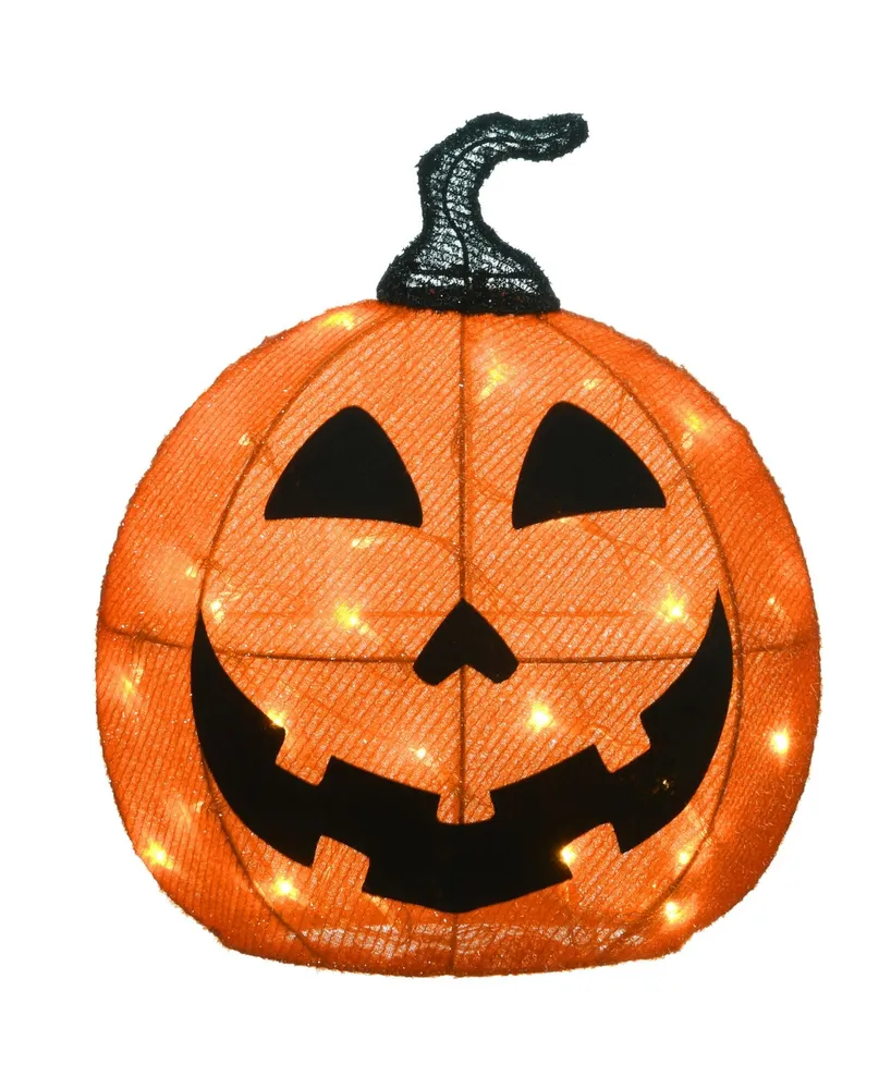 National Tree Company 16" Pre-Lit Happy Jack-o-Lantern