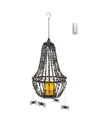 Gerson International Battery Operated Chandelier with 6 Spiders, 18.5"