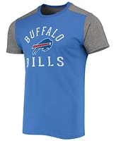 Men's Royal, Gray Buffalo Bills Field Goal Slub T-shirt