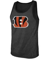 Men's Joe Burrow Black Cincinnati Bengals Name Number Tri-Blend Tank Top