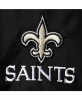 Men's Black New Orleans Saints Legacy Stadium Full-Snap Hoodie Jacket