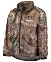 Men's Realtree Camo Las Vegas Raiders Sportsman Waterproof Packable Full-Zip Jacket