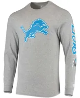 Men's Heathered Gray Detroit Lions Halftime Long Sleeve T-shirt