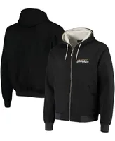 Men's Black Jacksonville Jaguars Craftsman Thermal Lined Full-Zip Hoodie