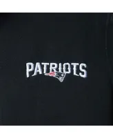 Men's Navy New England Patriots Houston Fleece Full-Zip Vest