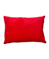 Glitzhome Hooked Christmas Gnomes Pillow