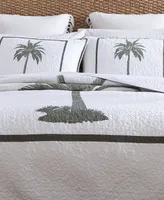Tommy Bahama Palm Island Cotton Reversible Quilt, King
