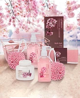 Lovery Home Spa Body Care Gift Set in Cherry Blossom, 7 Piece