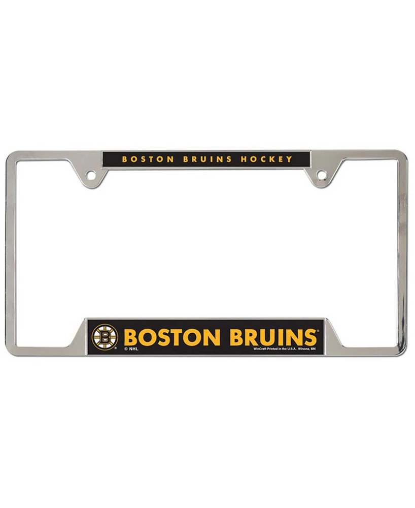 Multi Boston Bruins Primary Logo Metal License Plate Frame