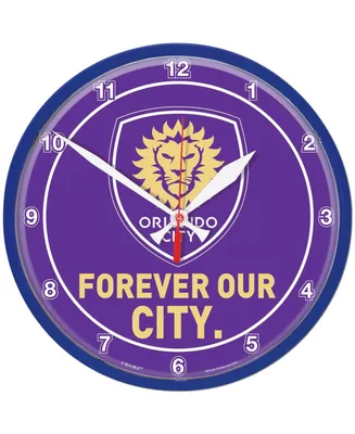 Multi Orlando City Sc 12.75" Round Wall Clock