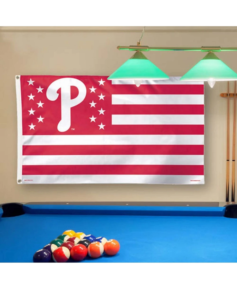 Multi Philadelphia Phillies Deluxe Stars Stripes 3' x 5' Flag