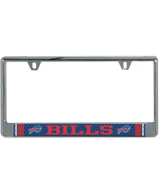 Multi Buffalo Bills Jersey Bottom Only Metal Acrylic Cut License Plate Frame