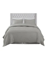 Madison Park Amelia Fabric Tufted Queen Headboard