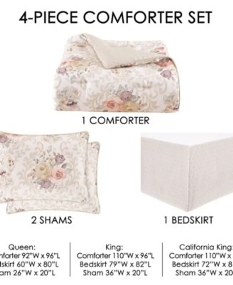 Closeout Royal Court Chardonnay Comforter Sets