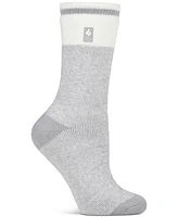 Heat Holders Women's Lite Willow Block Twist Crew Socks