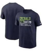 Nike Men's College Navy Seattle Seahawks Hometown Collection Emerald City T-Shirt