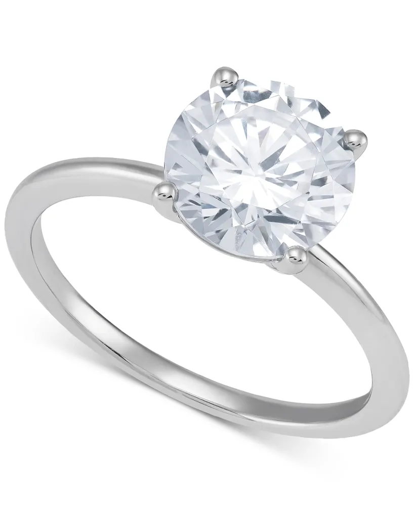 Grown With Love Igi Certified Lab Diamond Solitaire Engagement Ring (2 ct. t.w.) 14k White Gold