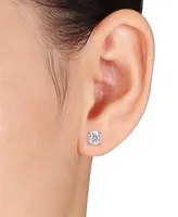 Lab-Created Moissanite Stud Earrings (2 ct. t.w.) in Sterling Silver