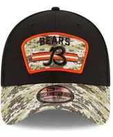 Men's Black-Camouflage Chicago Bears 2021 Salute To Service B 39THIRTY Flex Hat - Black