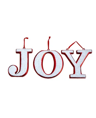 Joy Holiday Deluxe Shatterproof Ornament Set, 8.5"
