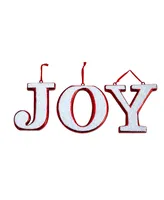 Joy Holiday Deluxe Shatterproof Ornament Set, 8.5"