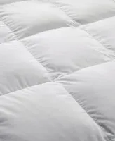 Unikome Ultra Soft Fabric Goose Feather Down Comforter, King - Silver